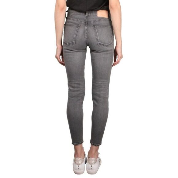 Moussy Vintage Denim MV Helix distressed Skinny Jean in Light Black size 26 - Picture 3 of 16